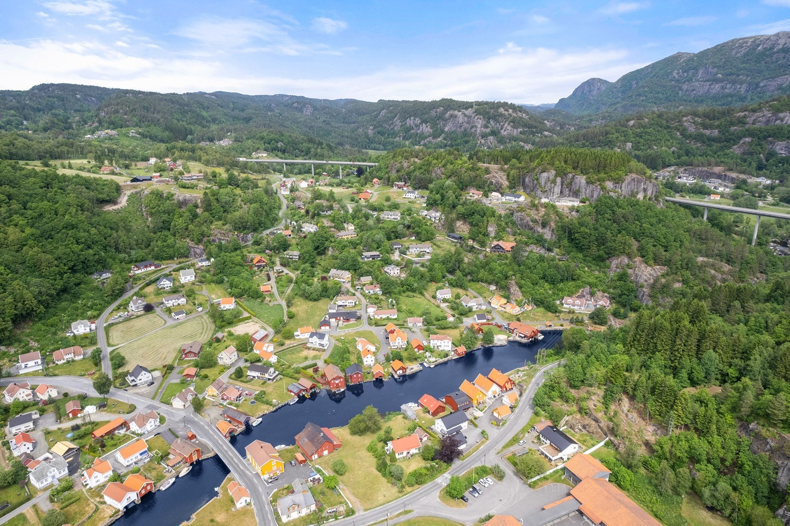 Feda er en virkelig Sørlandsidyll, med sentral beliggenhet I Listerregionen. Galleribilde