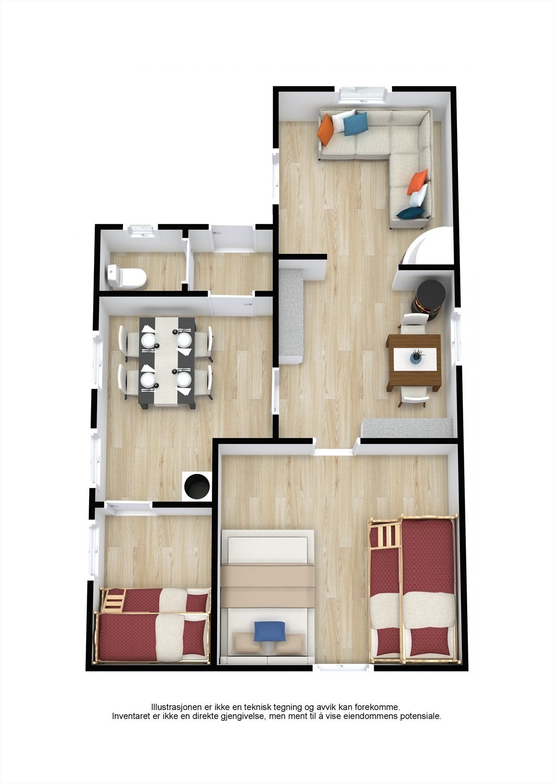 Planskisse Galleribilde