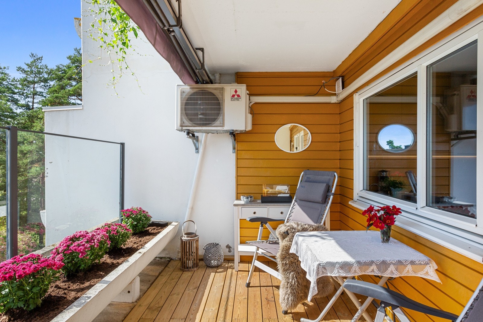 Fra stuen er det utgang til balkongen på 14 m². Galleribilde