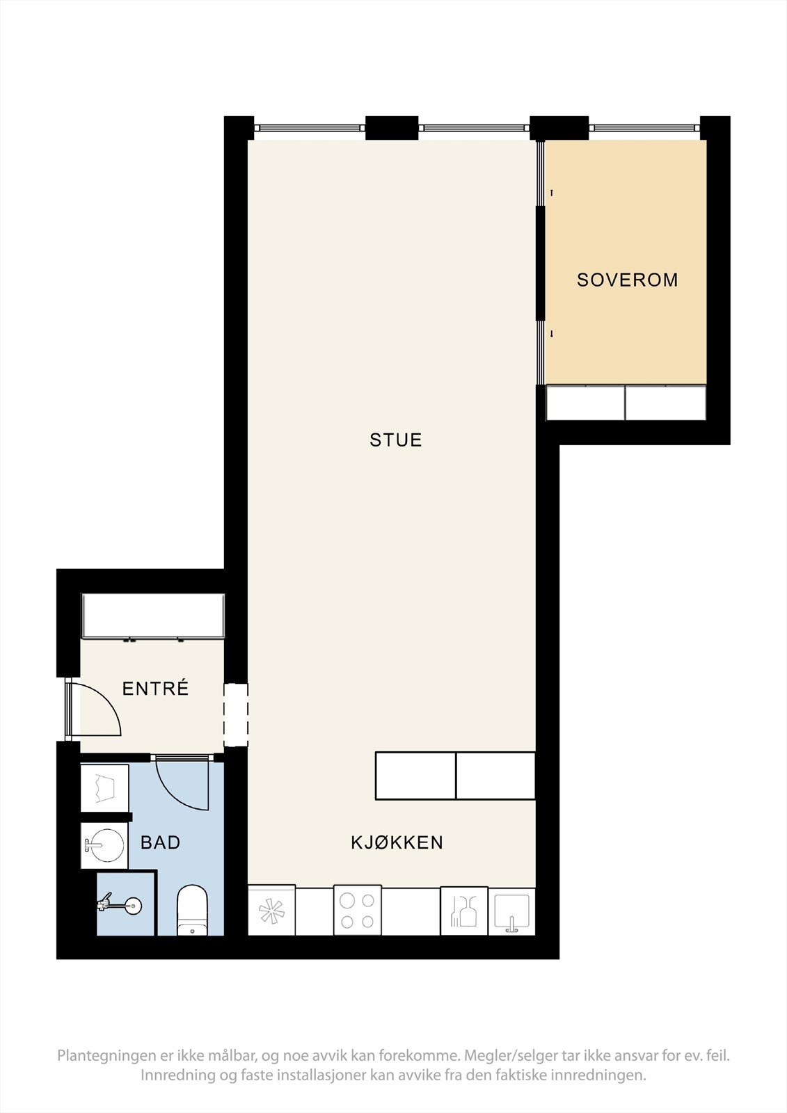 Plantegning Galleribilde