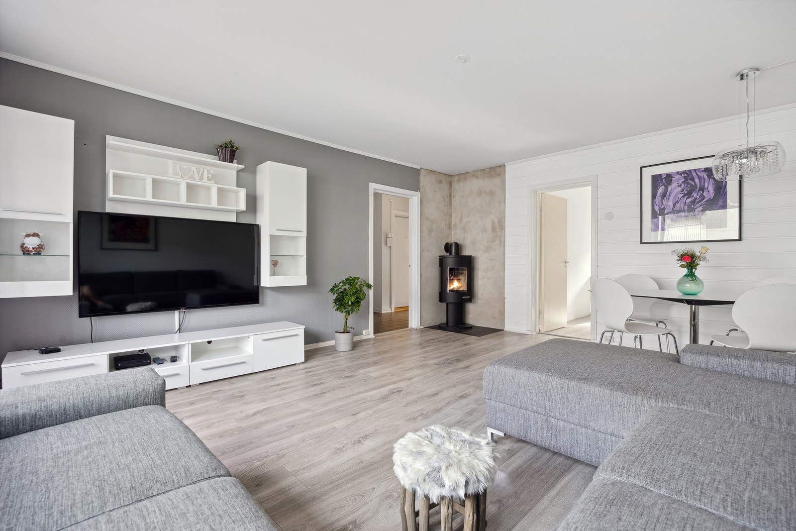 Smakfull 3-roms i veldrevet borettslag. Galleribilde