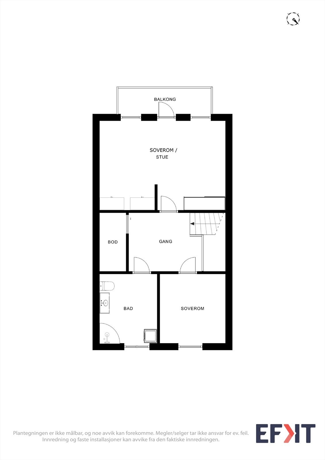Plantegning 2.etg. Galleribilde