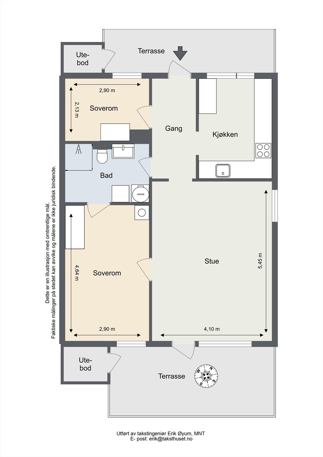 Plantegning Galleribilde