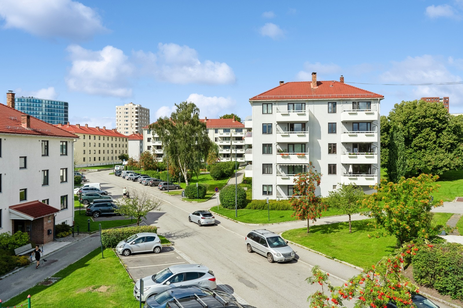 Utsikt fra kjøkken og soverom Galleribilde