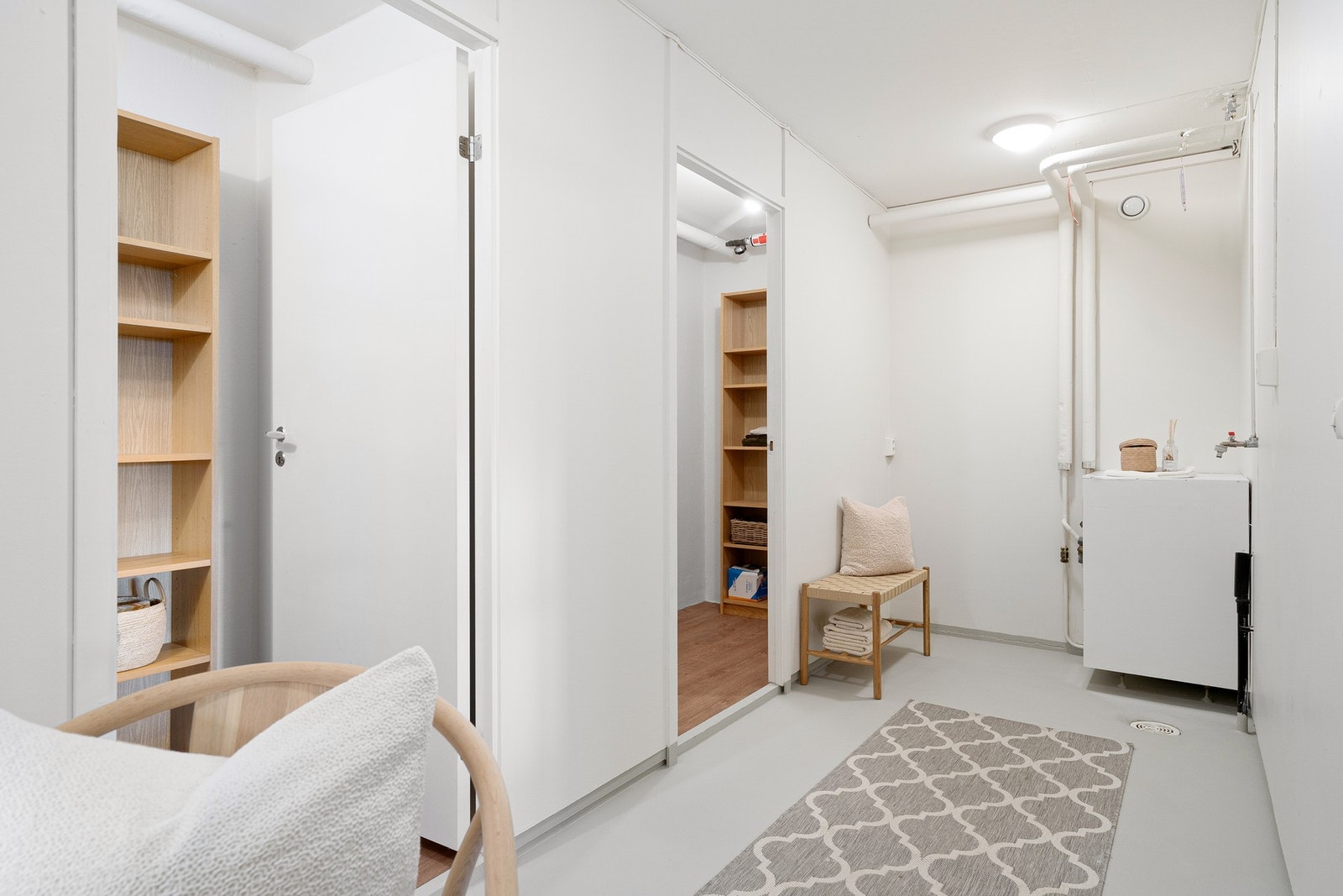 Praktisk vaskerom på 8,1 kvm. Galleribilde