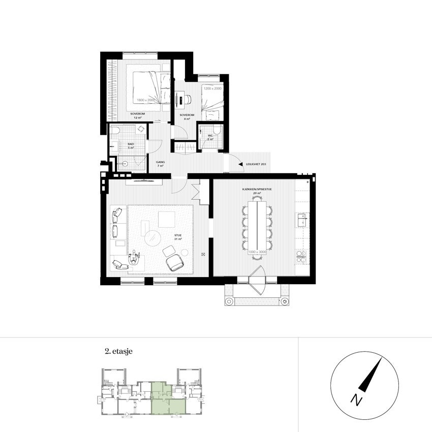 Plantegning. Galleribilde