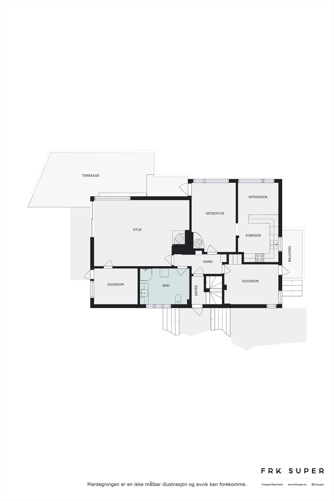 Plantegning - 1.etasje. Galleribilde