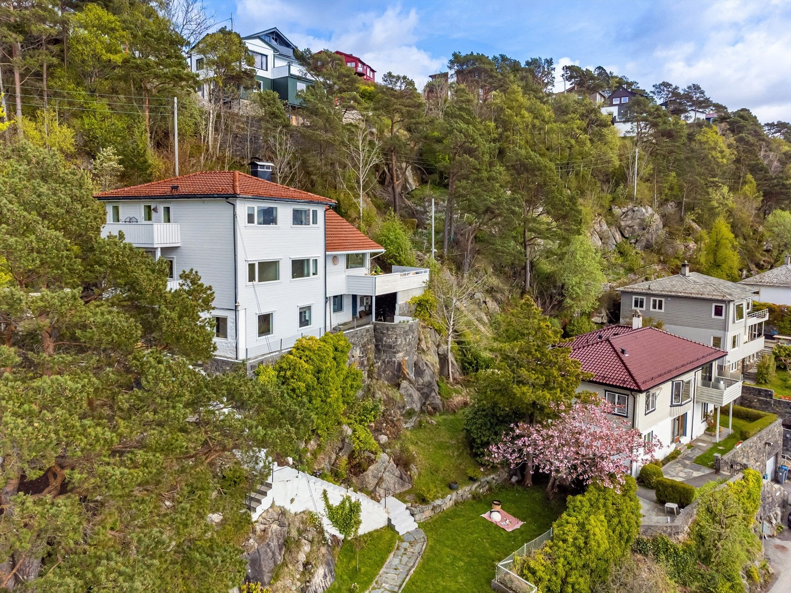 Luftig beliggenhet med god avstand til nabohus. Galleribilde