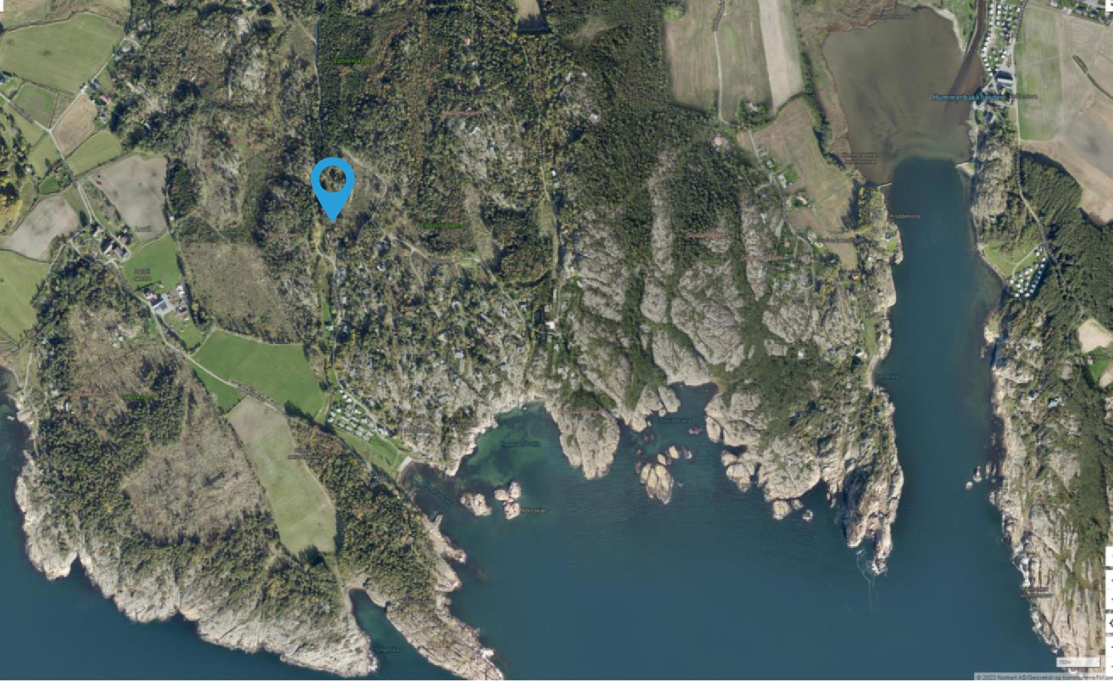 Tomtenes ca plassering Galleribilde