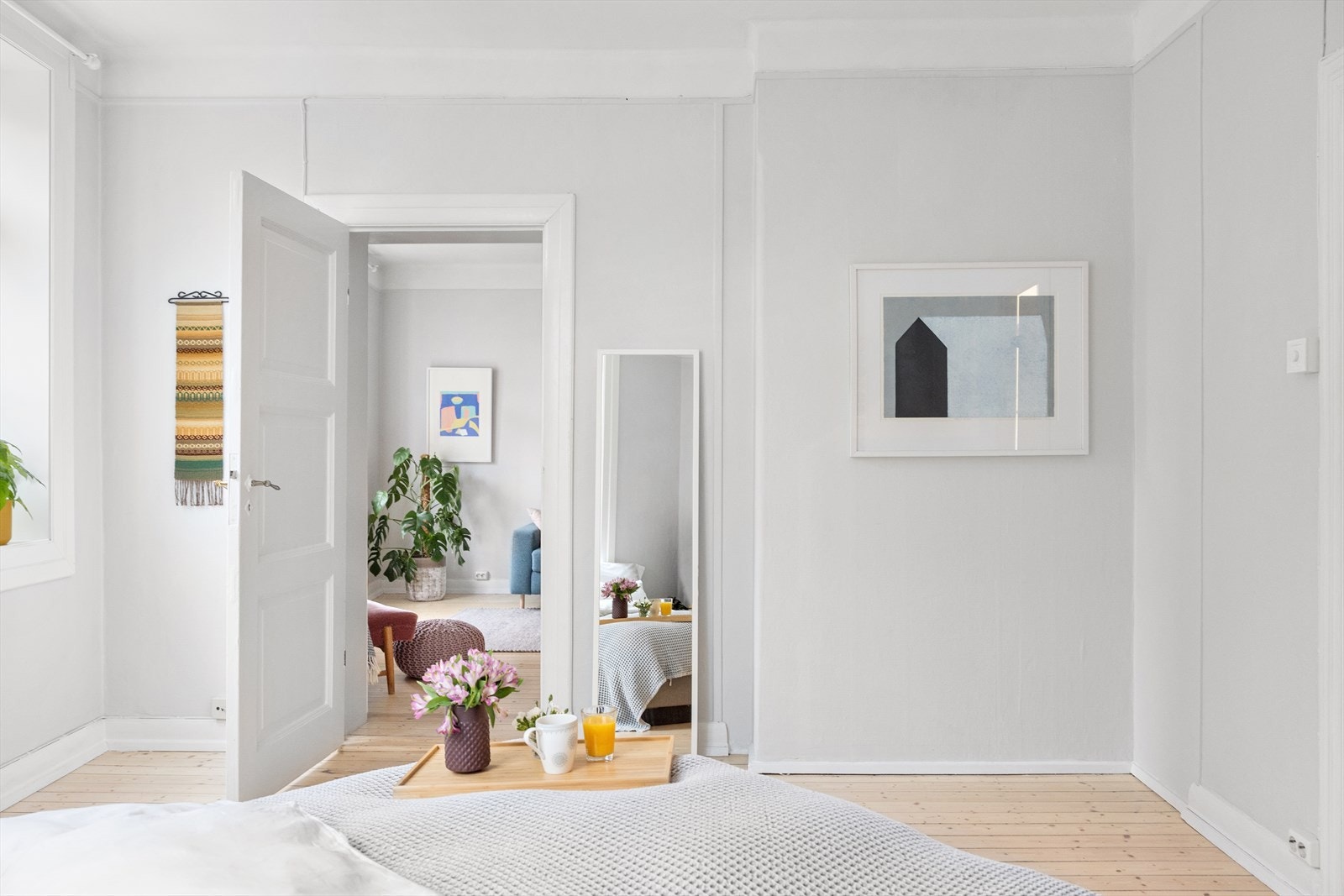 Soverommet ligger mellom stuen og kjøkkenet. Galleribilde