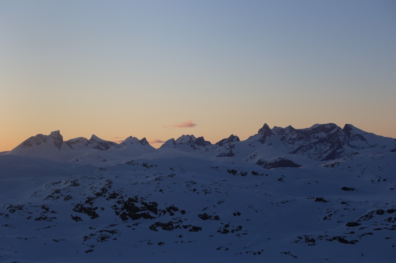 Utsikt mot fantastiske Hurrungane Galleribilde