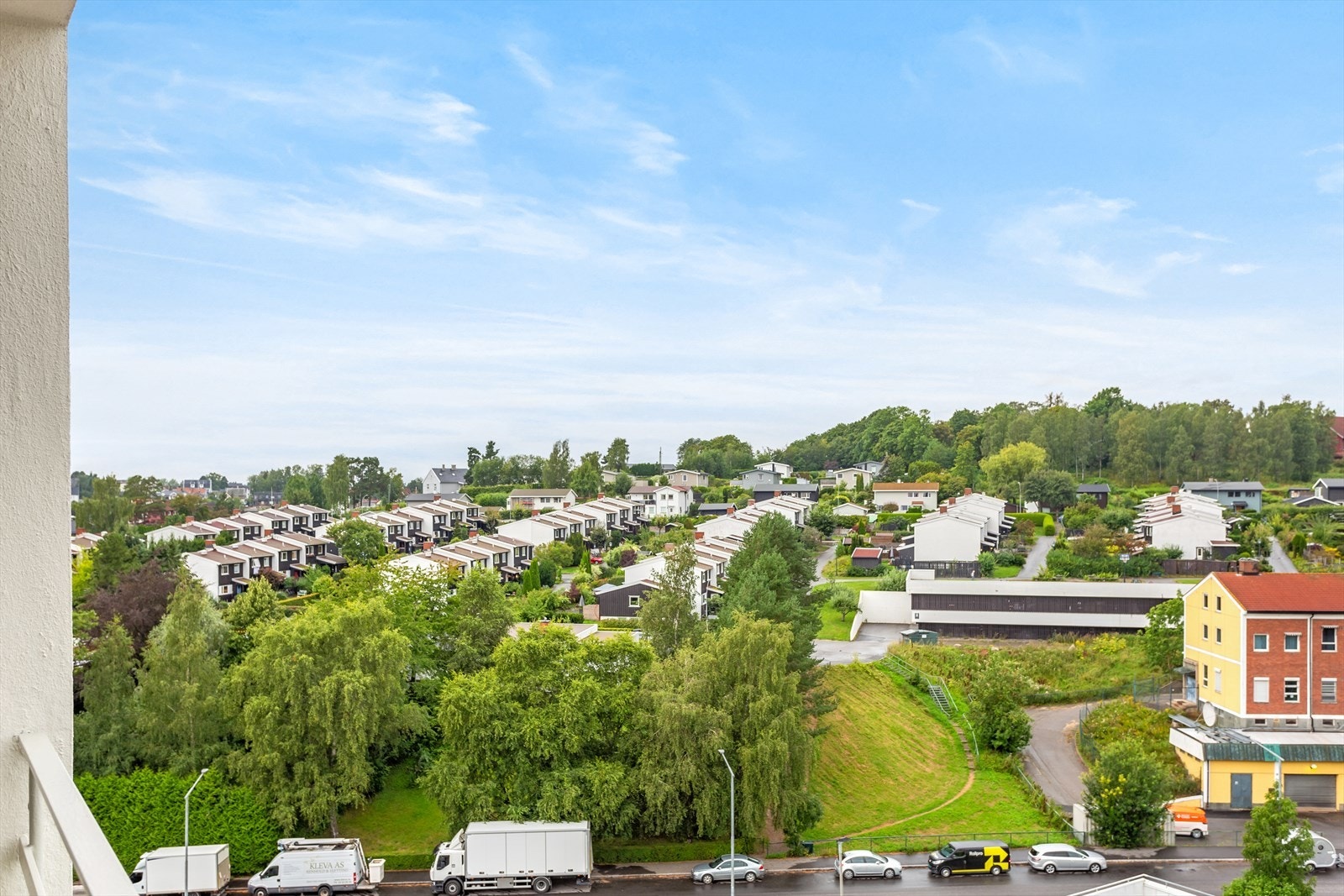 Utsikt fra balkongen. Galleribilde