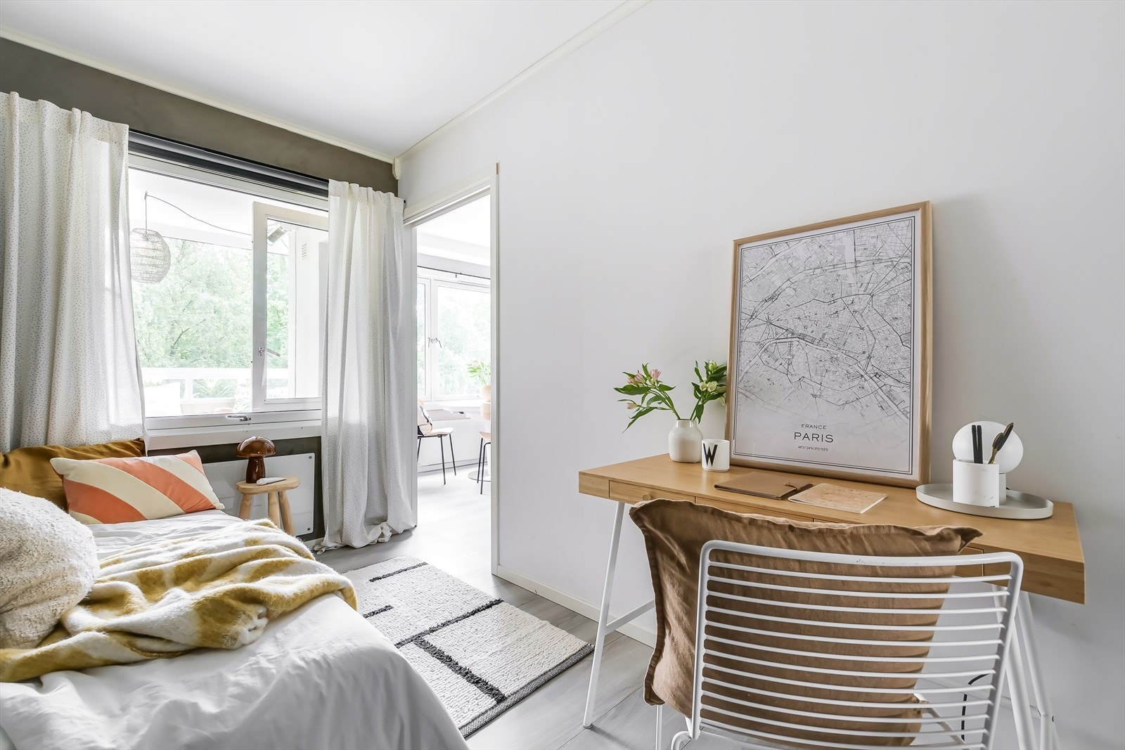 Rommet kan brukes til barnerom, gjesterom og kontor. Galleribilde