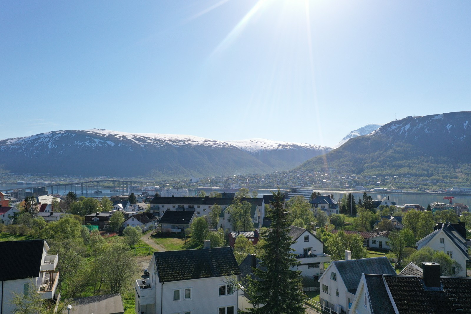 Nydelig utsikt fra boligen