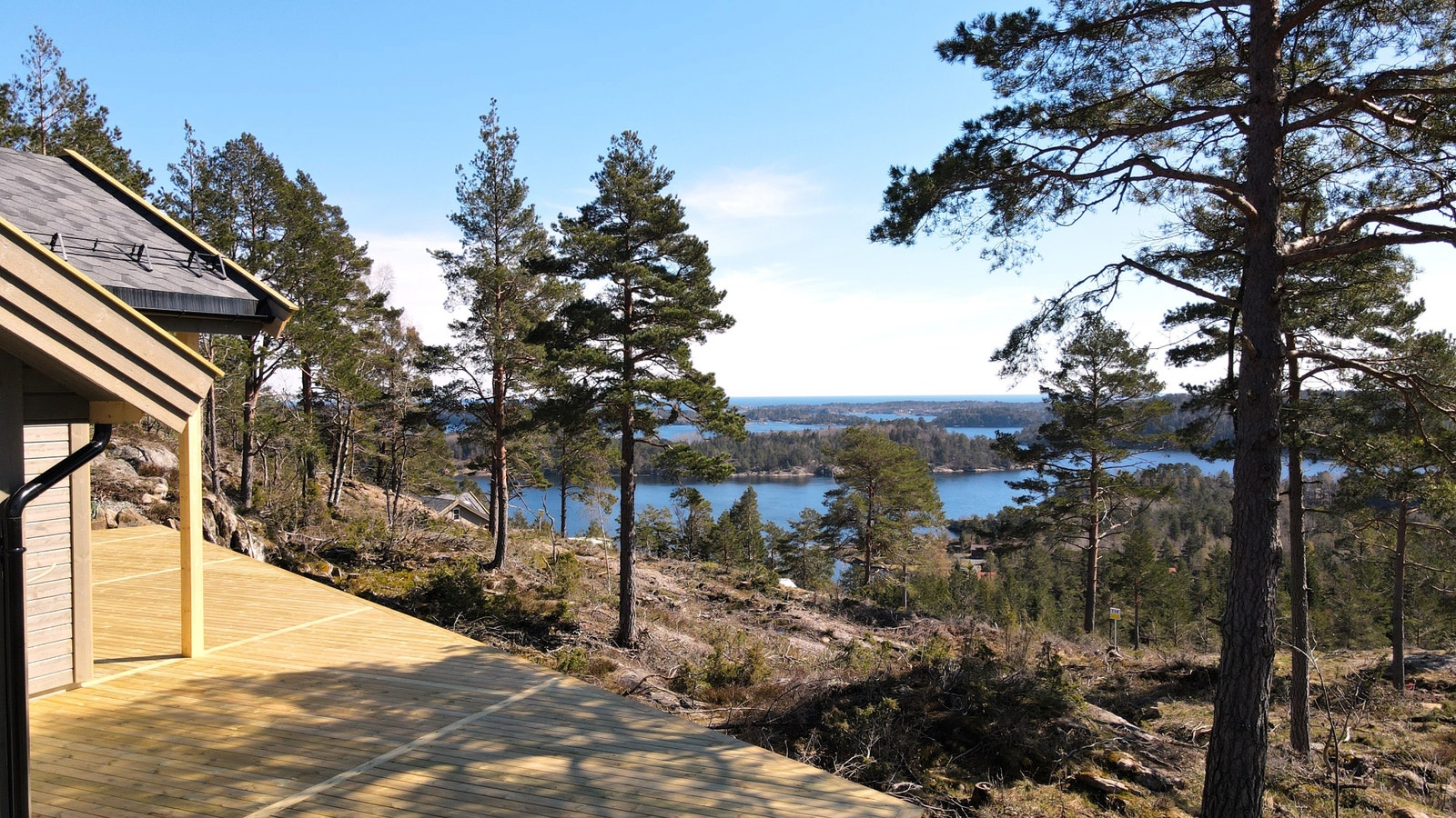 Utsikt fra uteområde på tomt 119 Galleribilde