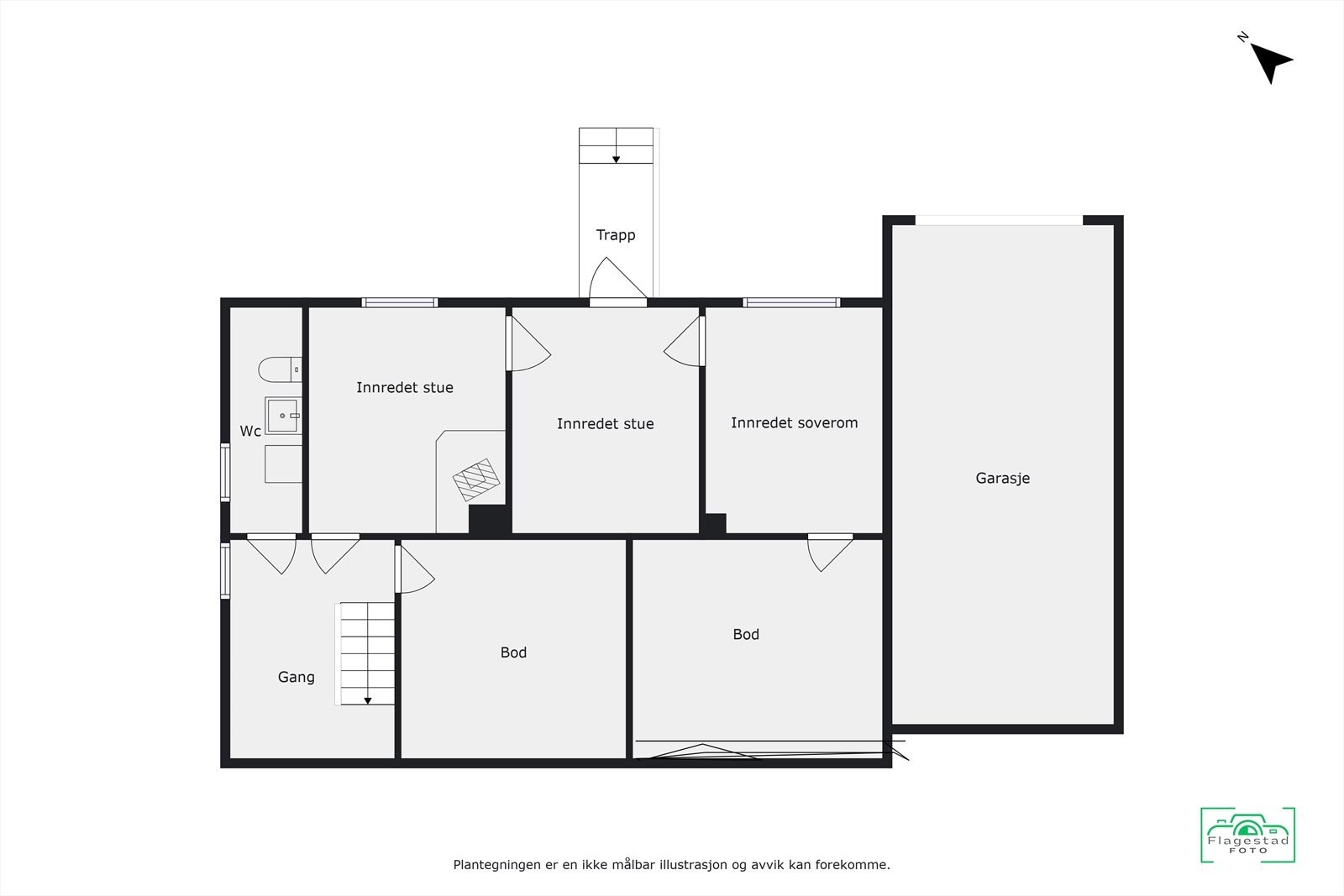 Plantegning Galleribilde