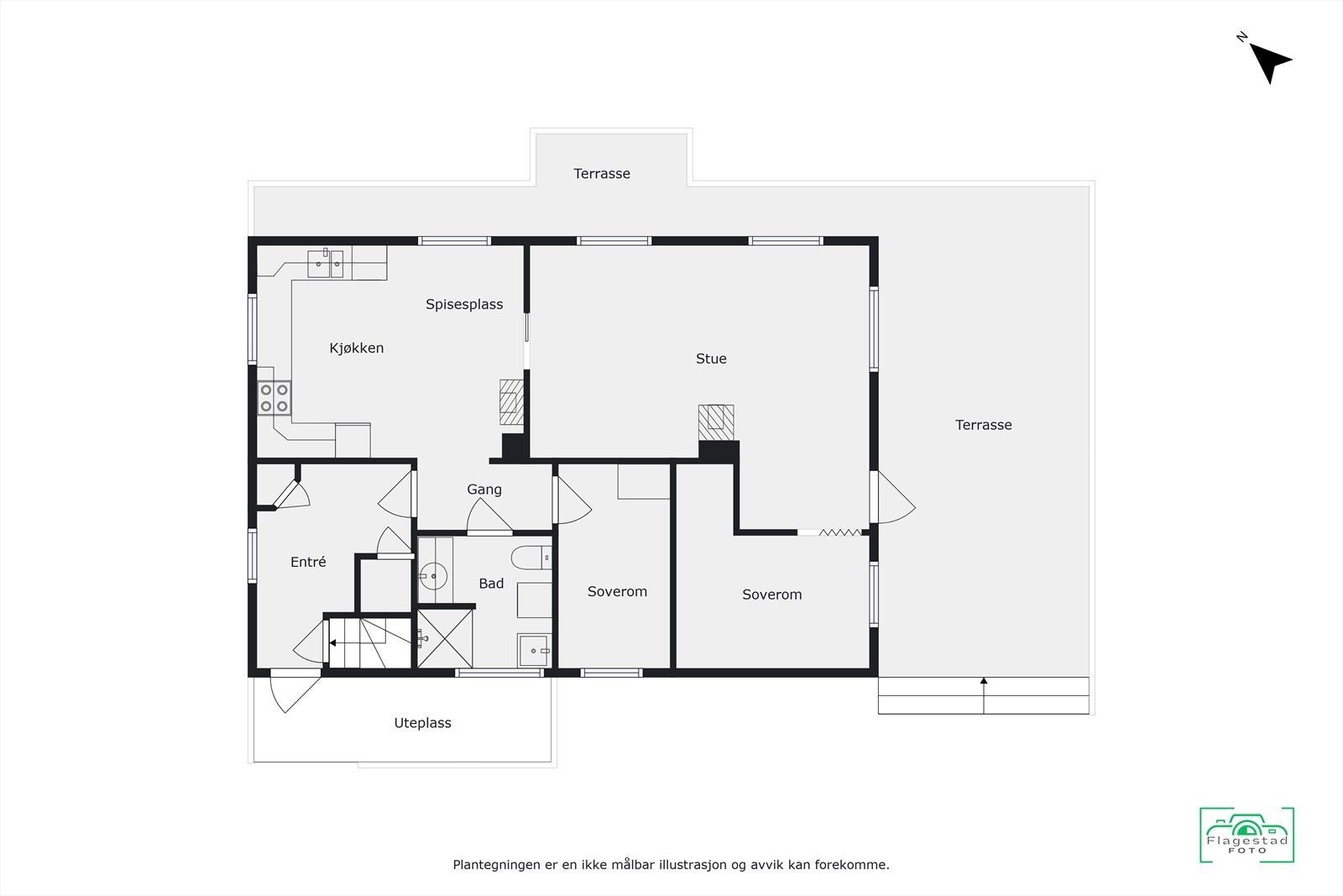 Plantegning Galleribilde