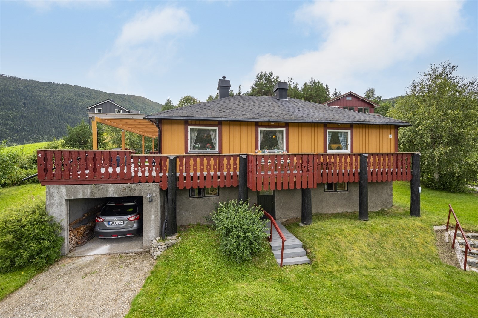 En sjarmerende enebolig, fint beliggende i Garmo. Galleribilde