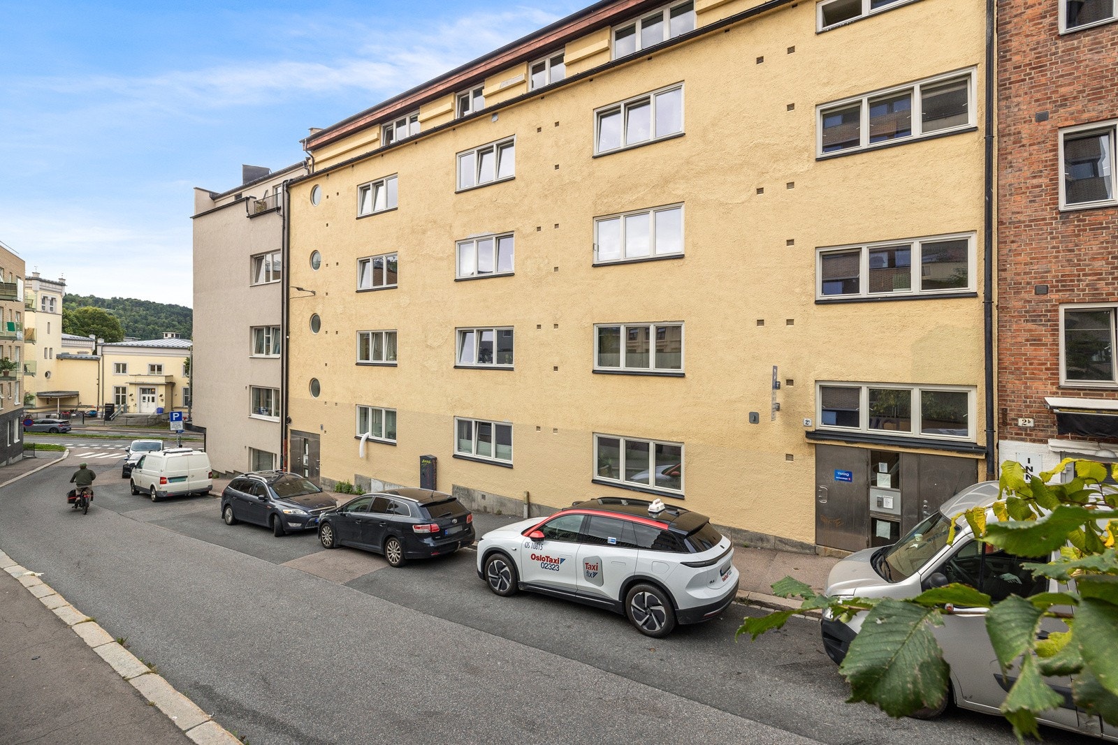 Representativ bygård, rehabilitert i 2013. Galleribilde