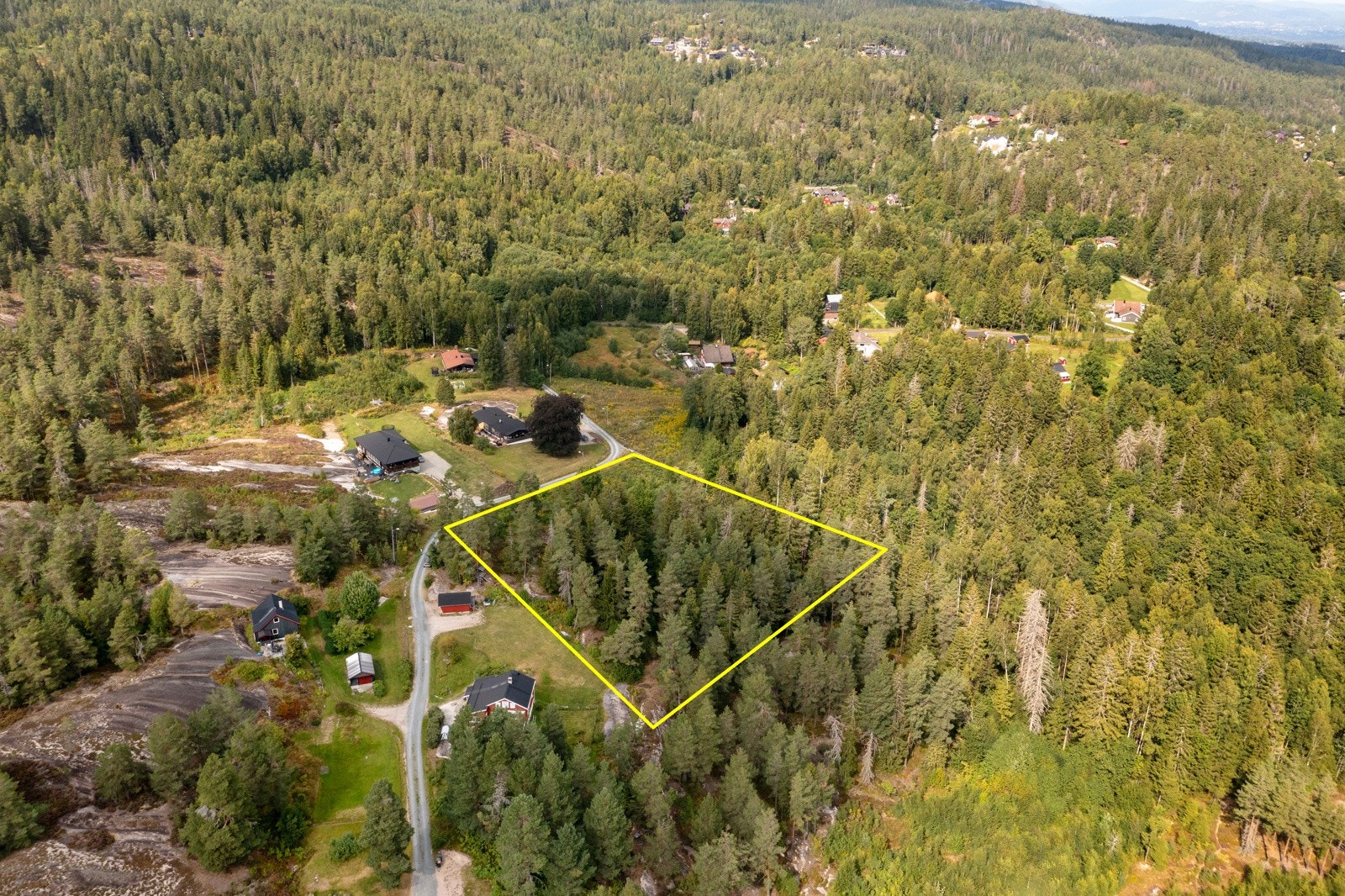 Strømkobling er også mulig å søke om i nærhet til tomten. Galleribilde