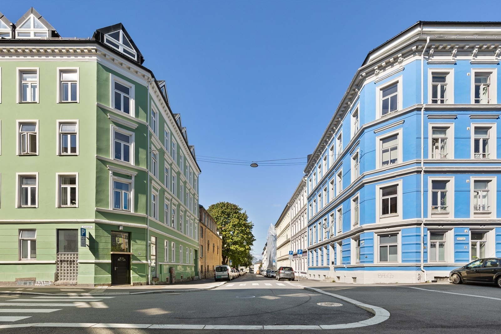 Svært lite gjennomfartstrafikk. Galleribilde