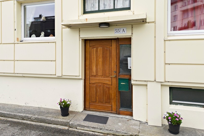 Inngang til bygget. Galleribilde