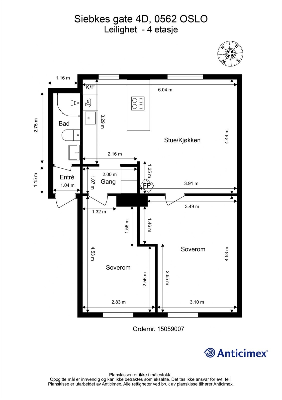 Plantegning. Galleribilde