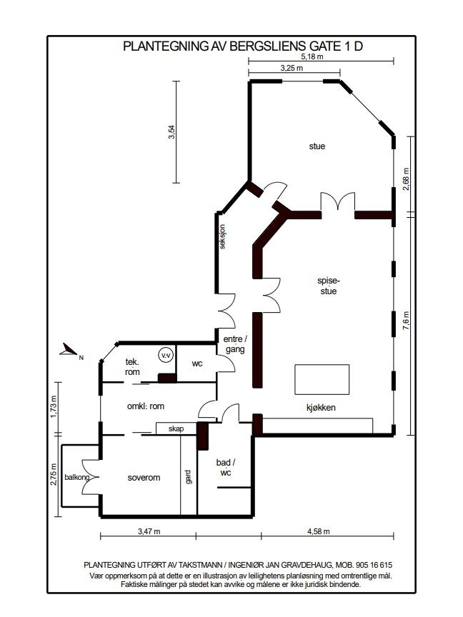 Plantegning. Galleribilde