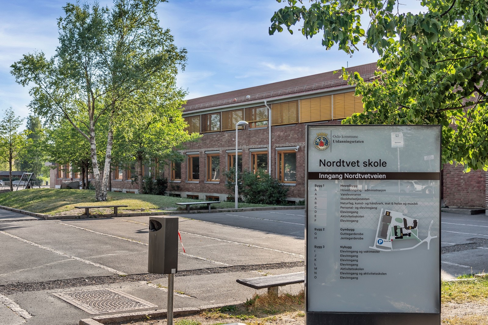 Det finnes flere muligheter for skoler i området, slik som Nordtvet skole. Galleribilde