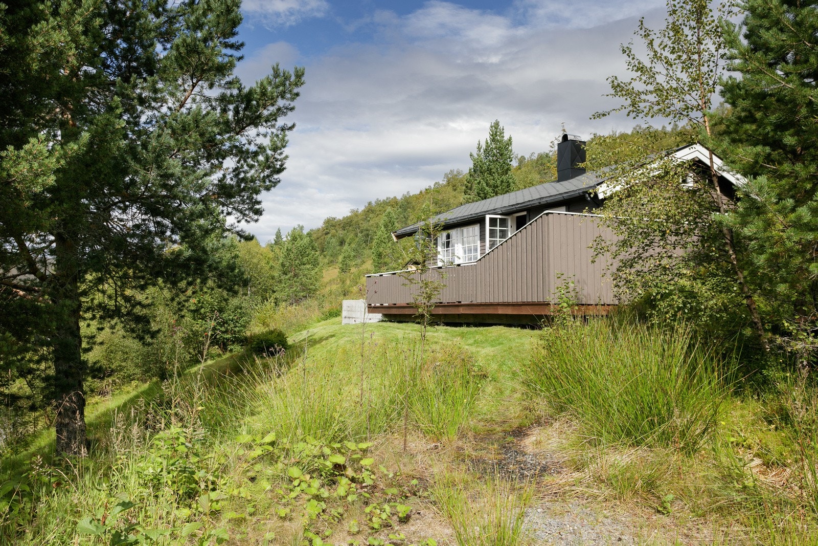 Fra Ålesund sentrum vil det ta kun 40-45 minutters kjøretid for å komme til hytta Galleribilde