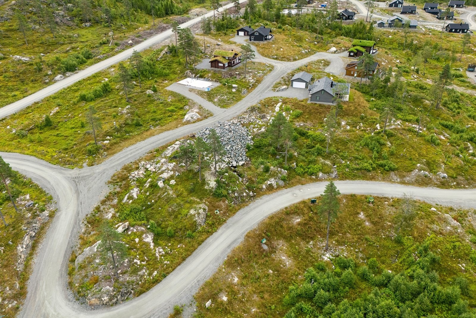 Romslig utsiktstomt på hele 1 186 m2. Galleribilde