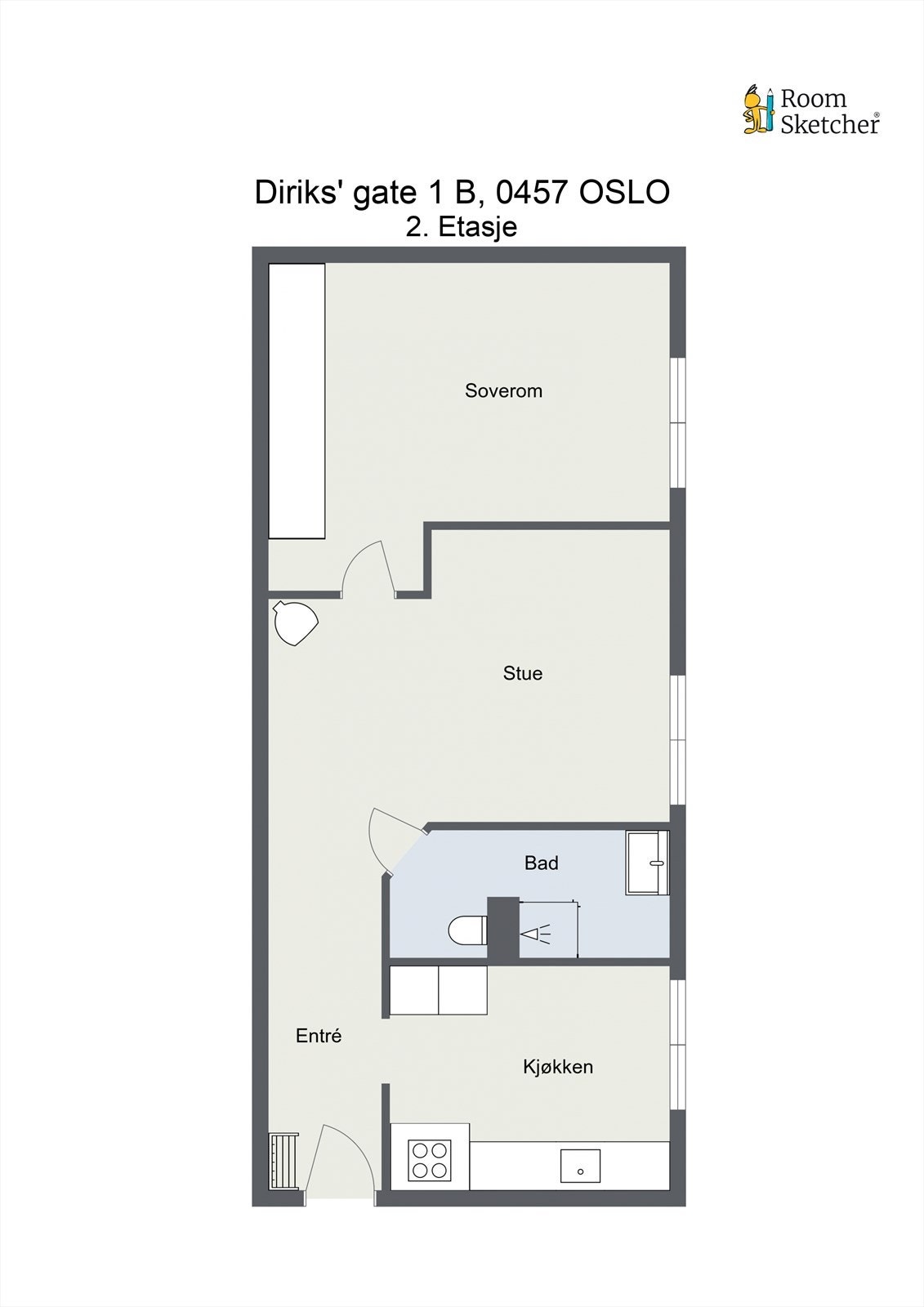 Plantegning Galleribilde