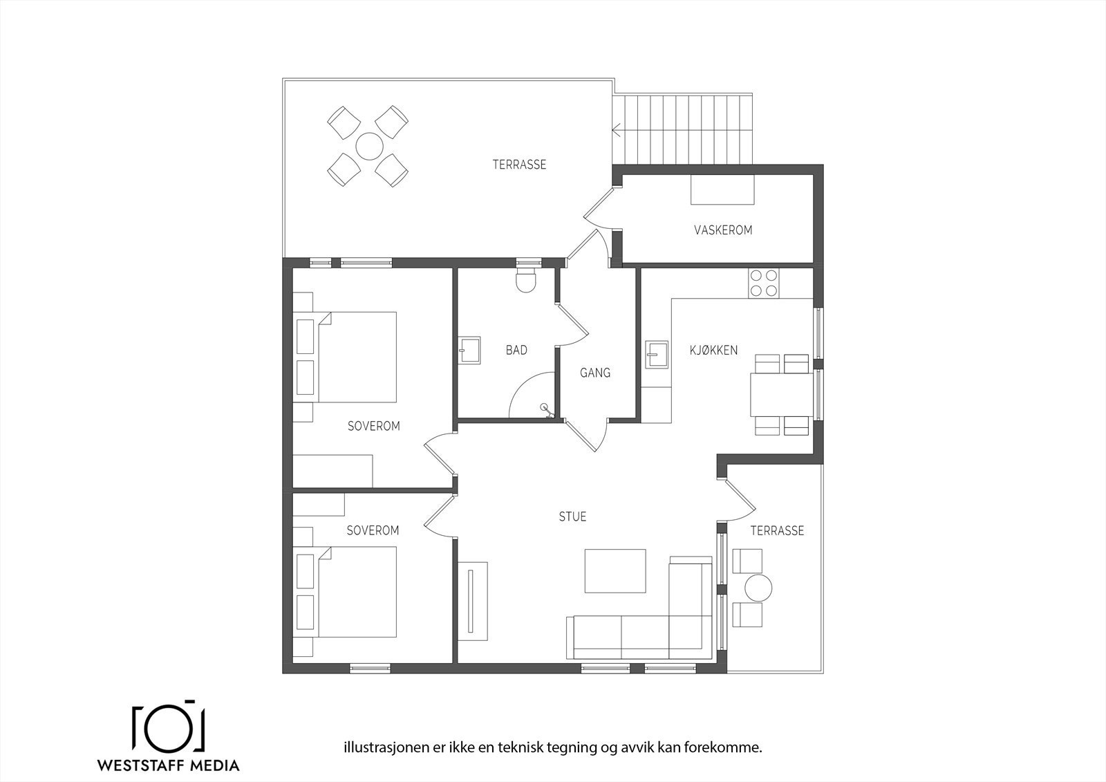 Plantegning Galleribilde