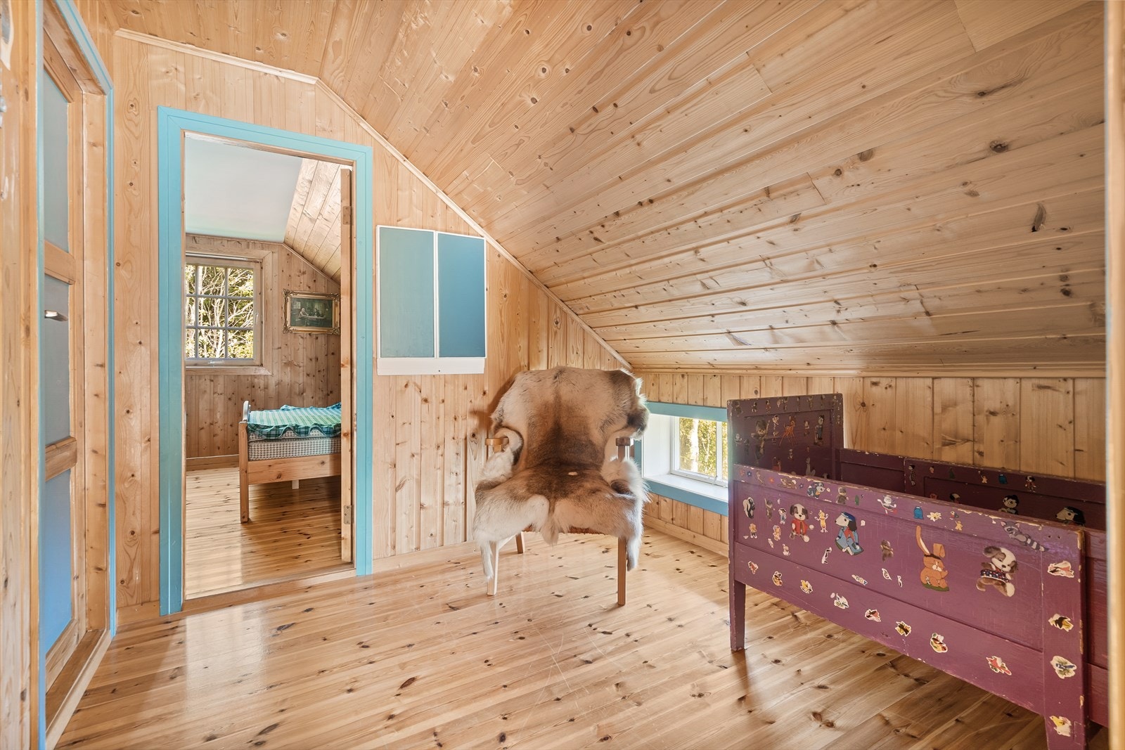 Gang på loft Galleribilde