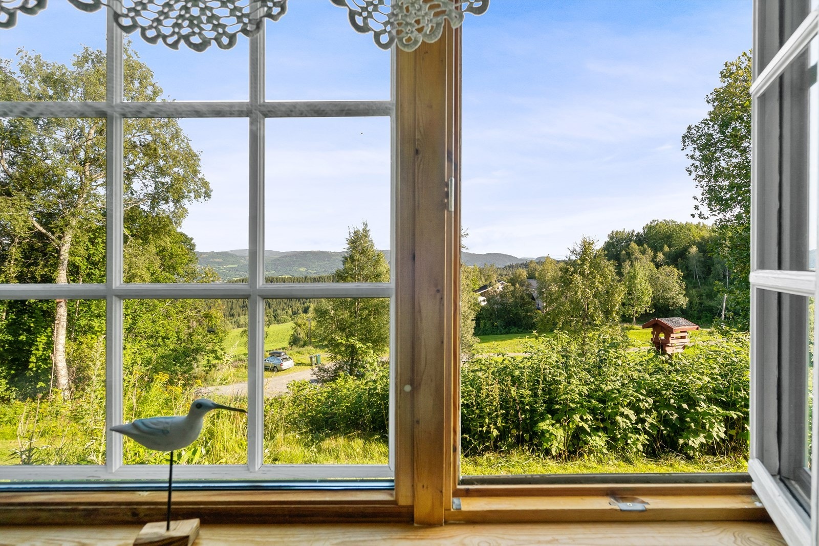 Utsikt fra vindu Galleribilde