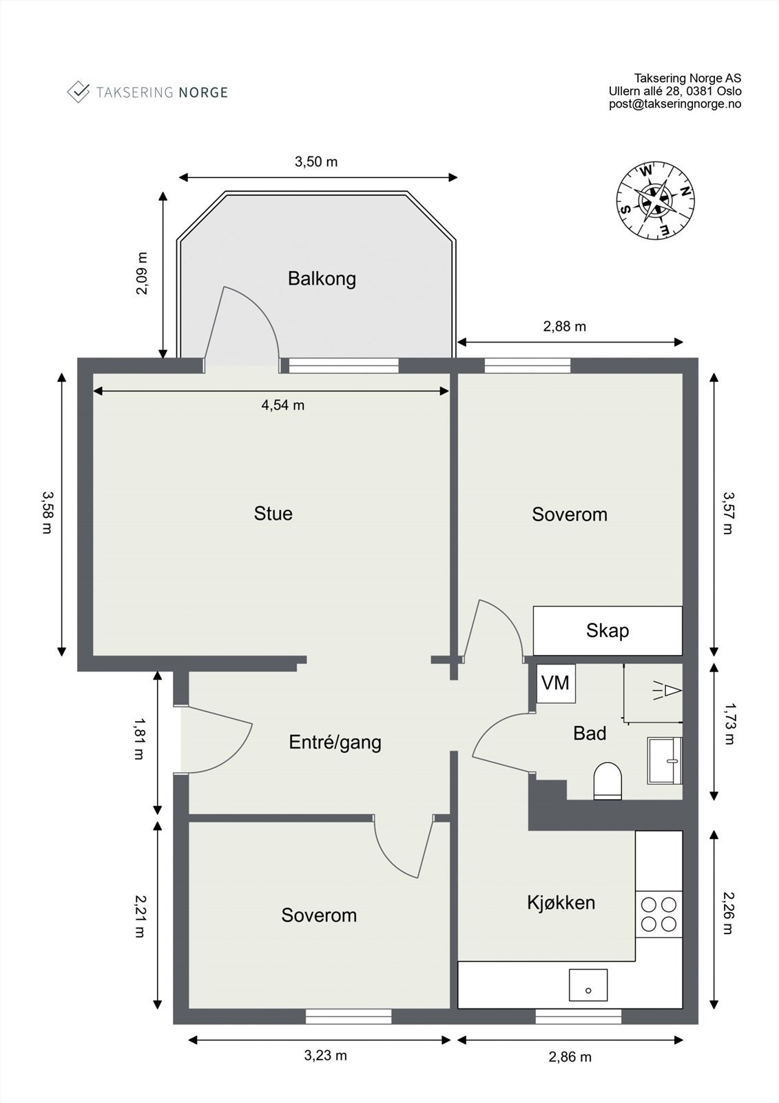Plantegning Galleribilde