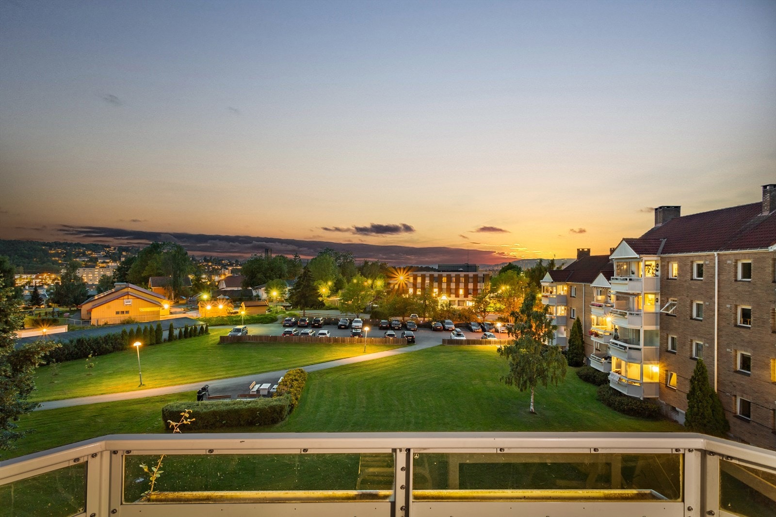 Utsikt fra balkongen. Galleribilde