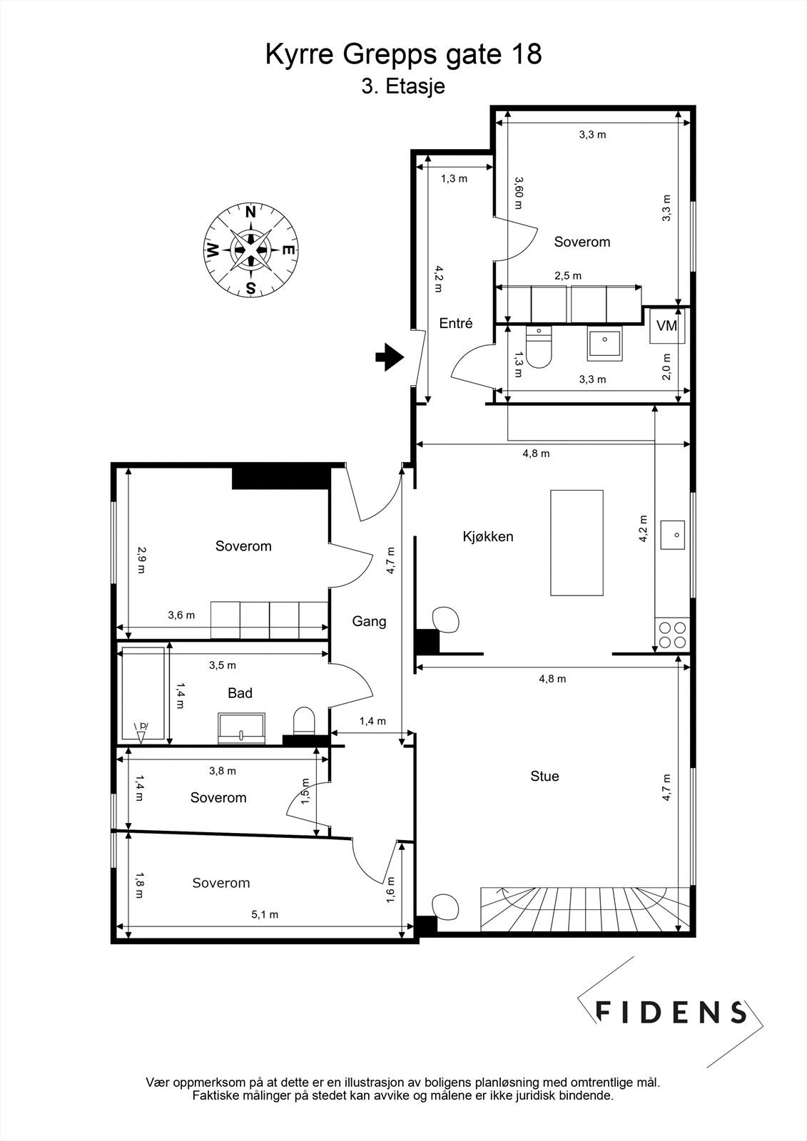 Plantegning Galleribilde
