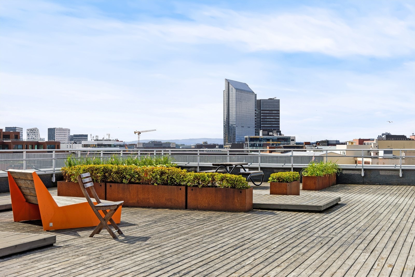 Sameiet har felles takterrasse med flott utsikt Galleribilde
