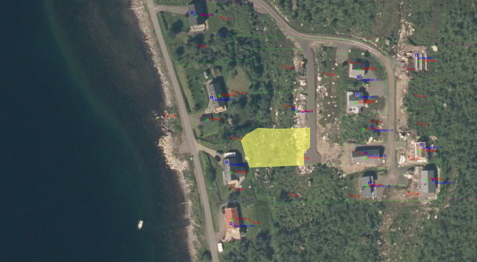 Kart hentet fra Norgeskart.no Galleribilde