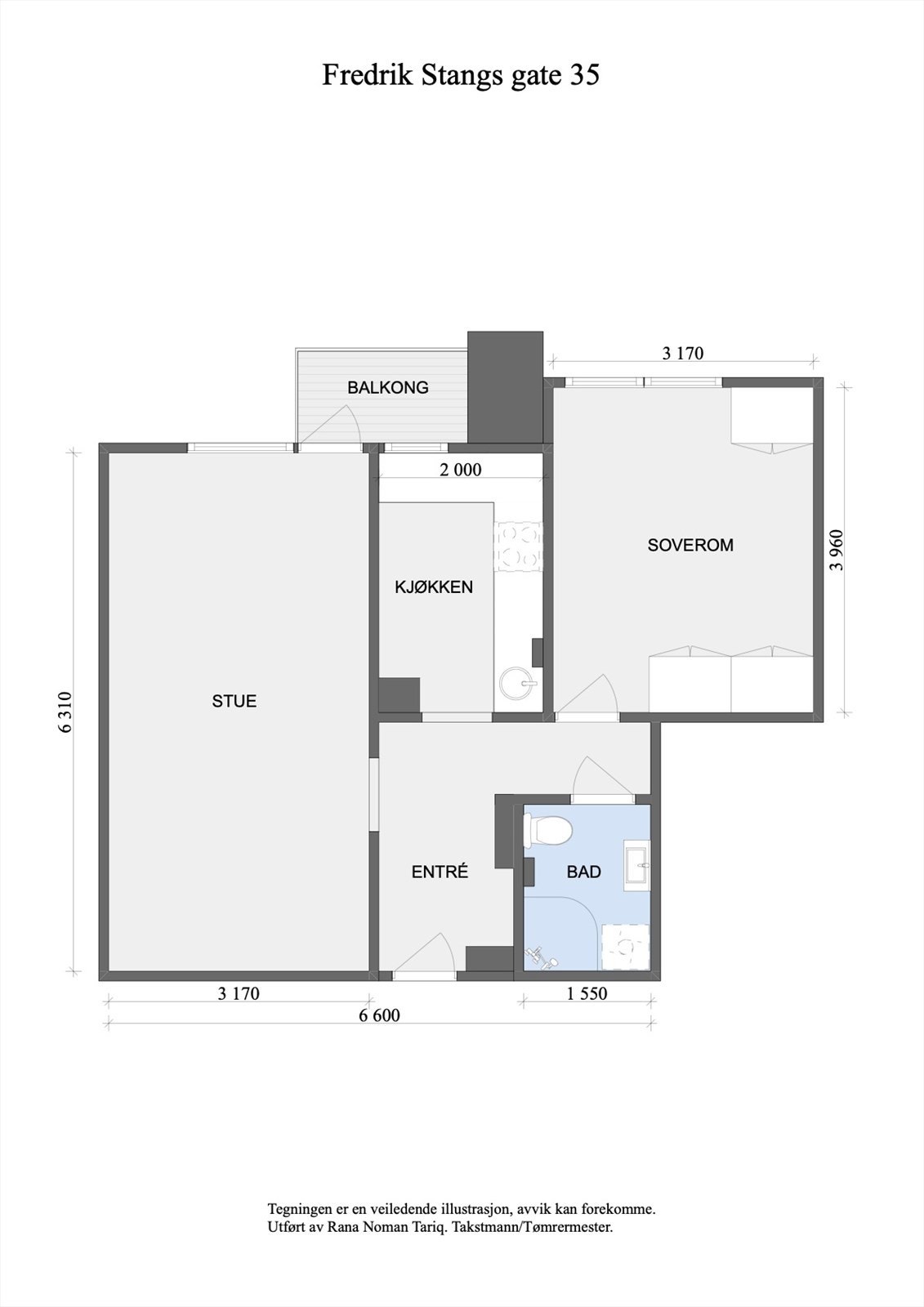 Leiligheten har en god planløsning med store rom. Galleribilde
