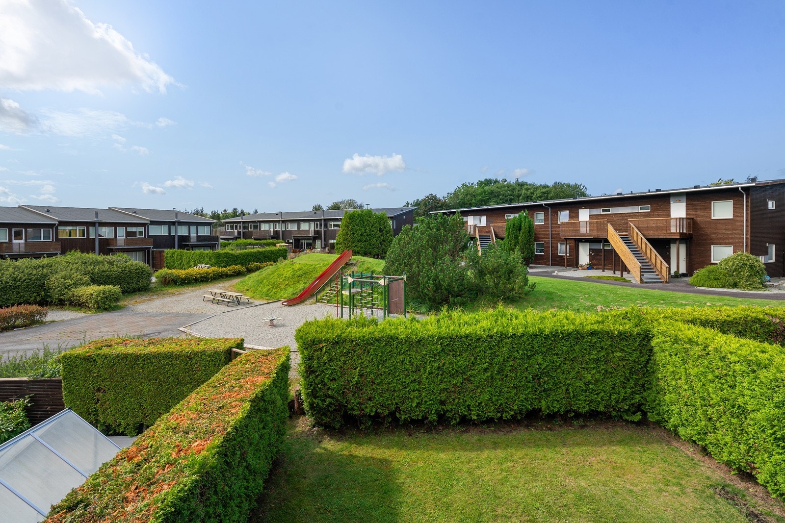 Flott utsikt fra balkong i 2.etg. Galleribilde