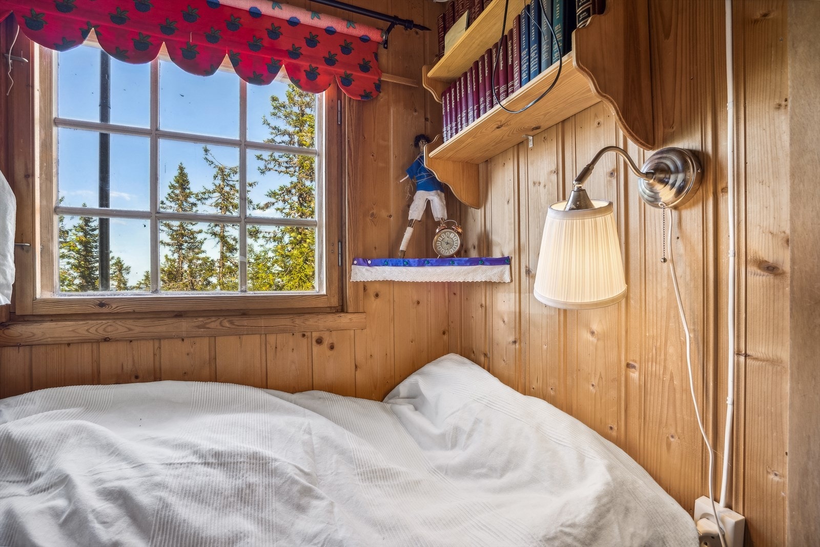 På hytta er det ingen hast å komme seg opp om morningen Galleribilde