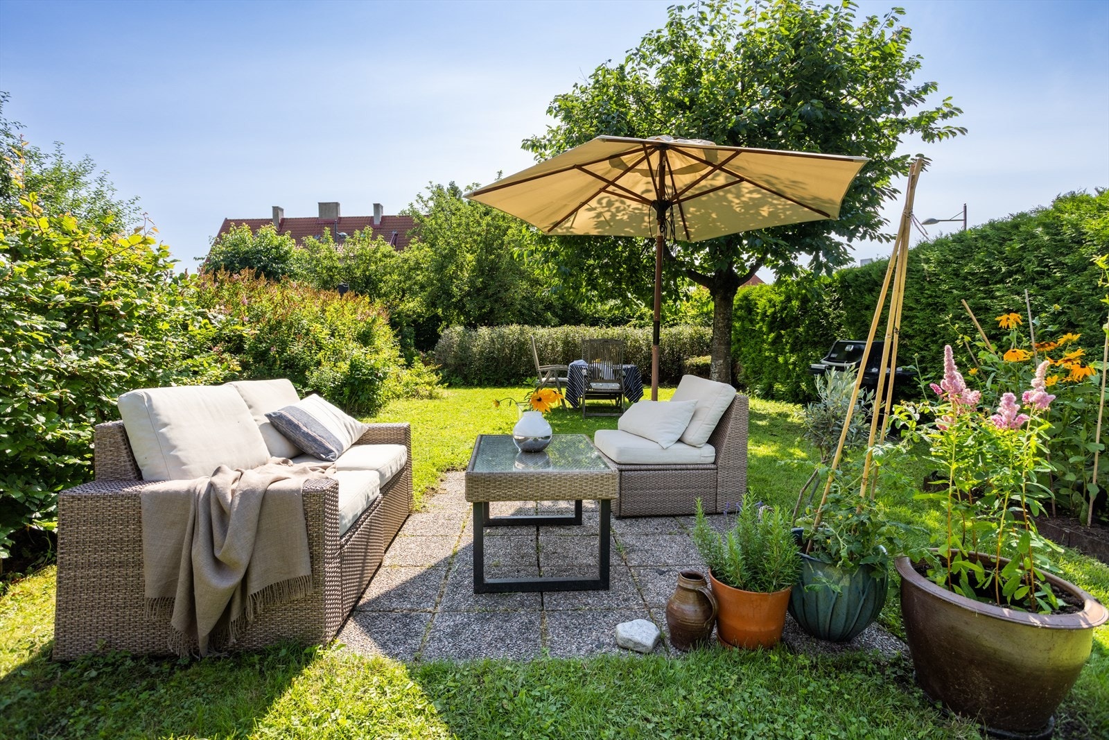 Hageparsellen er et herlig sted å tilbringe lange, solfylte sommerdager. Galleribilde