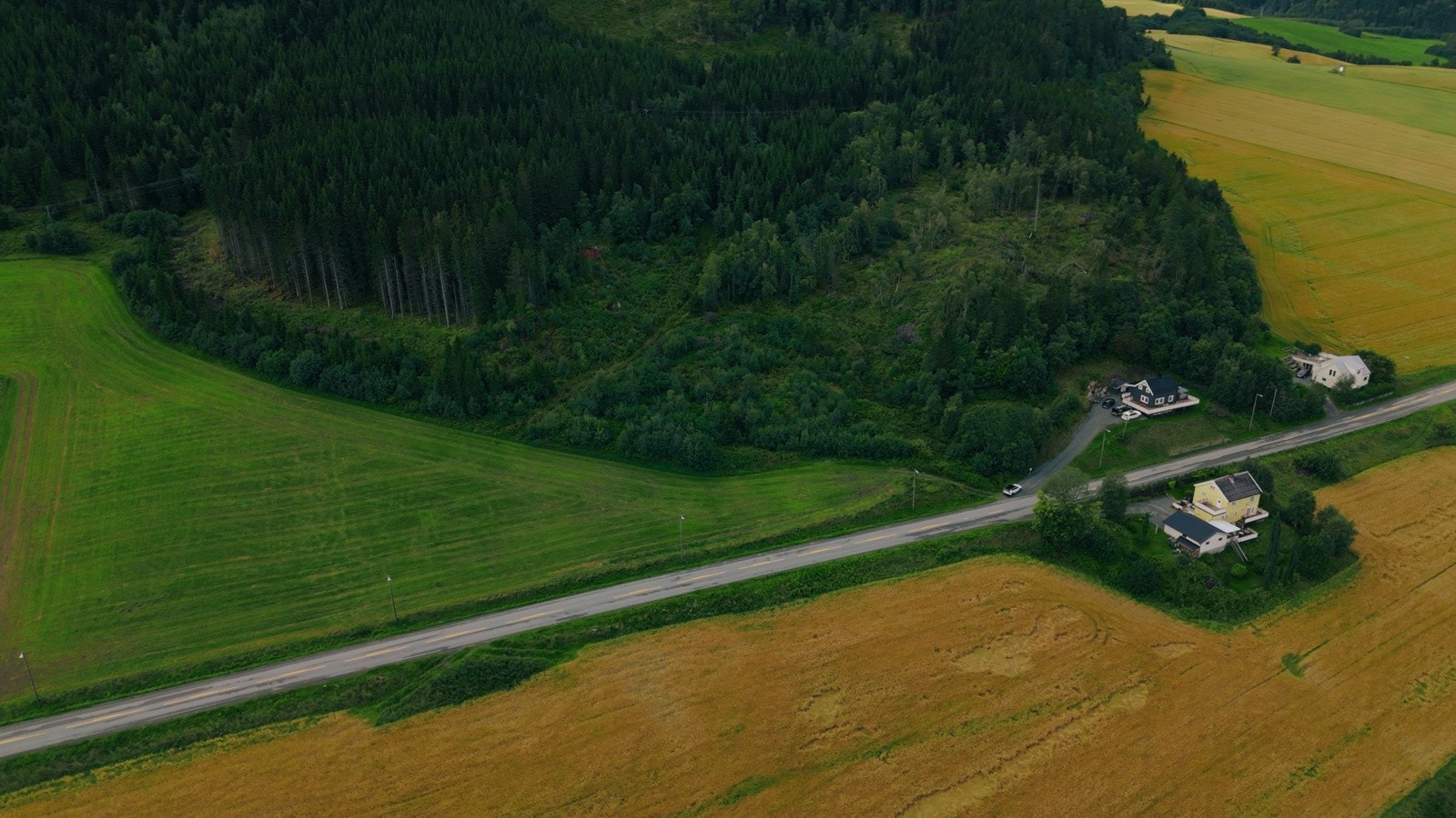 Tomten ligger i et diskre og rolig område. Galleribilde