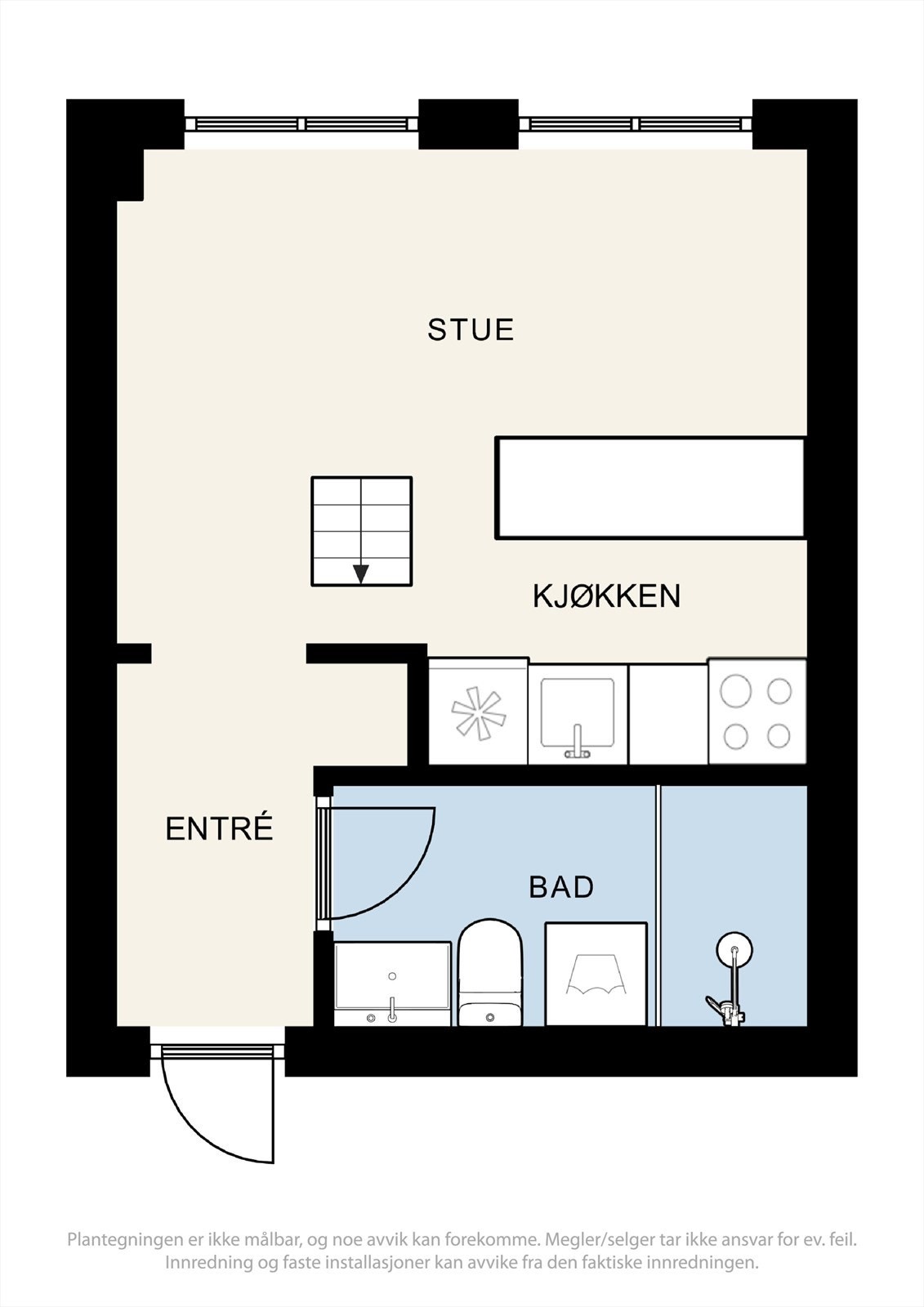 Plantegning - 3. etasje. Galleribilde