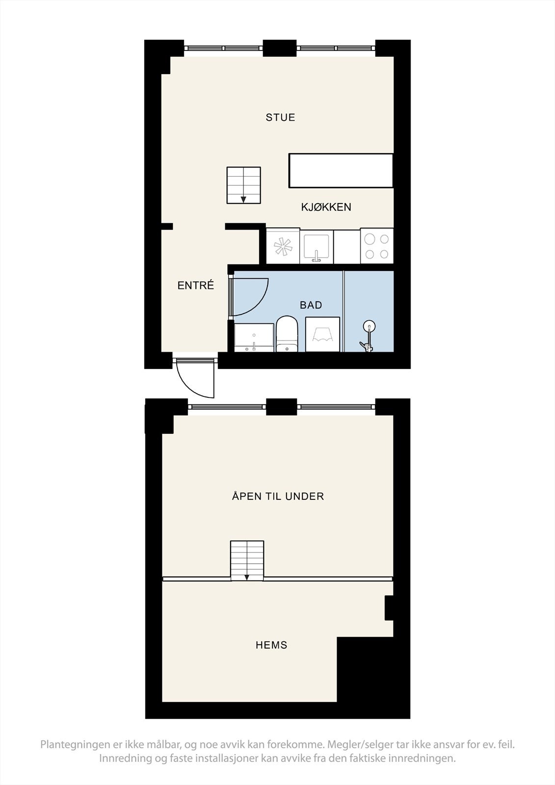 Plantegning Galleribilde