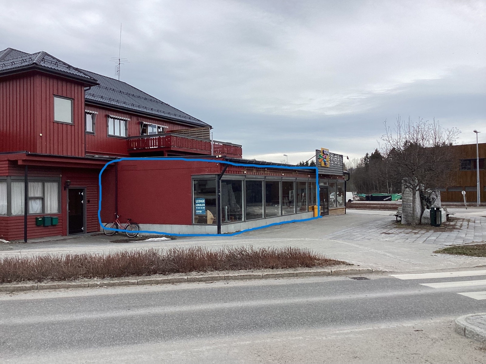 Lokalene merket med blått Galleribilde