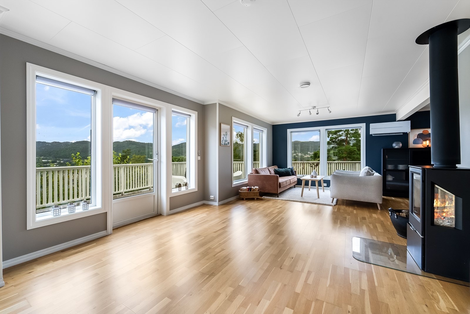 Herfra har du utgang til solrik terrasse. Galleribilde