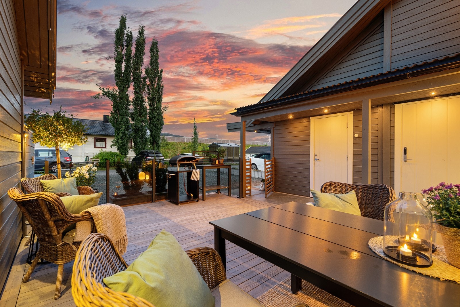 Plattingen har en utvendig bod på 8 kvm. Galleribilde